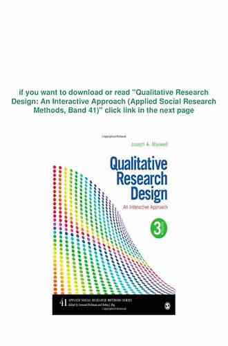 Applied Qualitative Research Design: A Total Quality Framework Approach