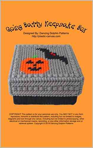 Going Batty Keepsake Box : Halloween Plastic Canvas Pattern