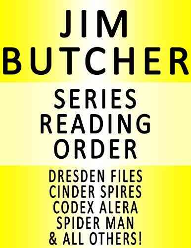 JIM BUTCHER READING ORDER (SERIES LIST) IN ORDER: DRESDEN FILES CODEX ALERA CINDER SPIRES MANY MORE