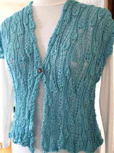 VineYard Vest Hand Knitting Pattern