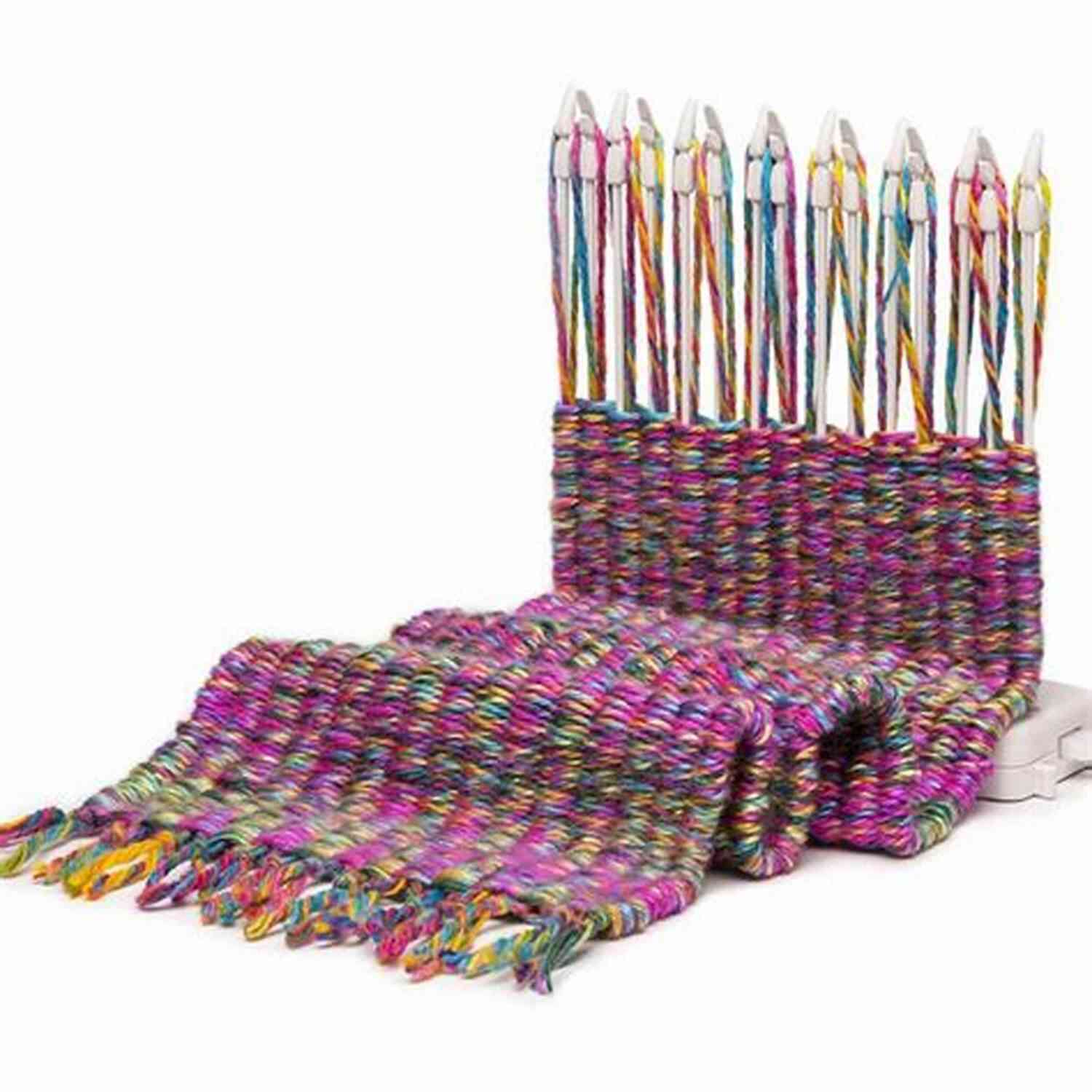 A Beginner Friendly Loom Knitting Kit With Colorful Yarn And Tools LOOM KNITTING FOR BEGINNERS: Essential Guide On Loom Knitting For Beginners