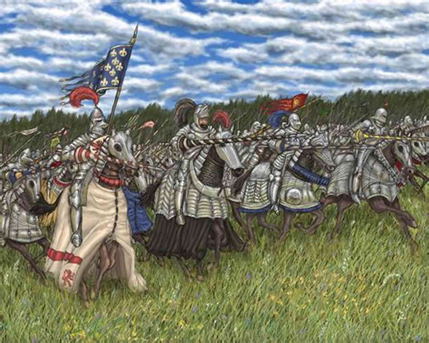 A Massive Cavalry Charge During A Medieval Battle Tales From The Sword Griff Hosker
