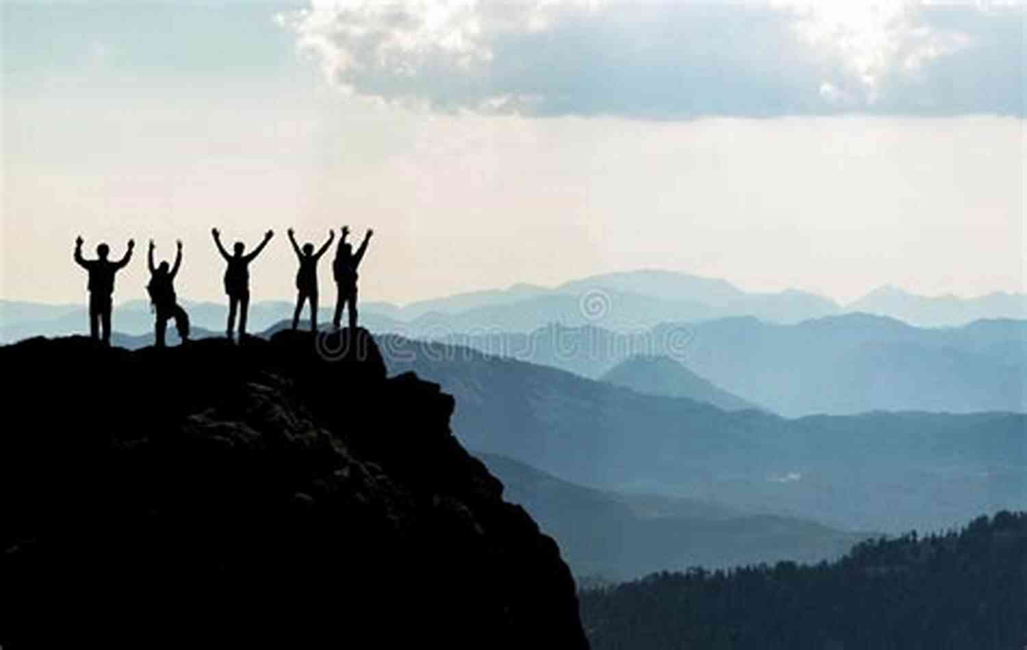 A Person Reaching For Their Goal On Top Of A Mountain Summary Of The 4 Disciplines Of Execution By Chris McChesney Sean Covey And Jim Huling: Achieving Your Wildly Important Goals