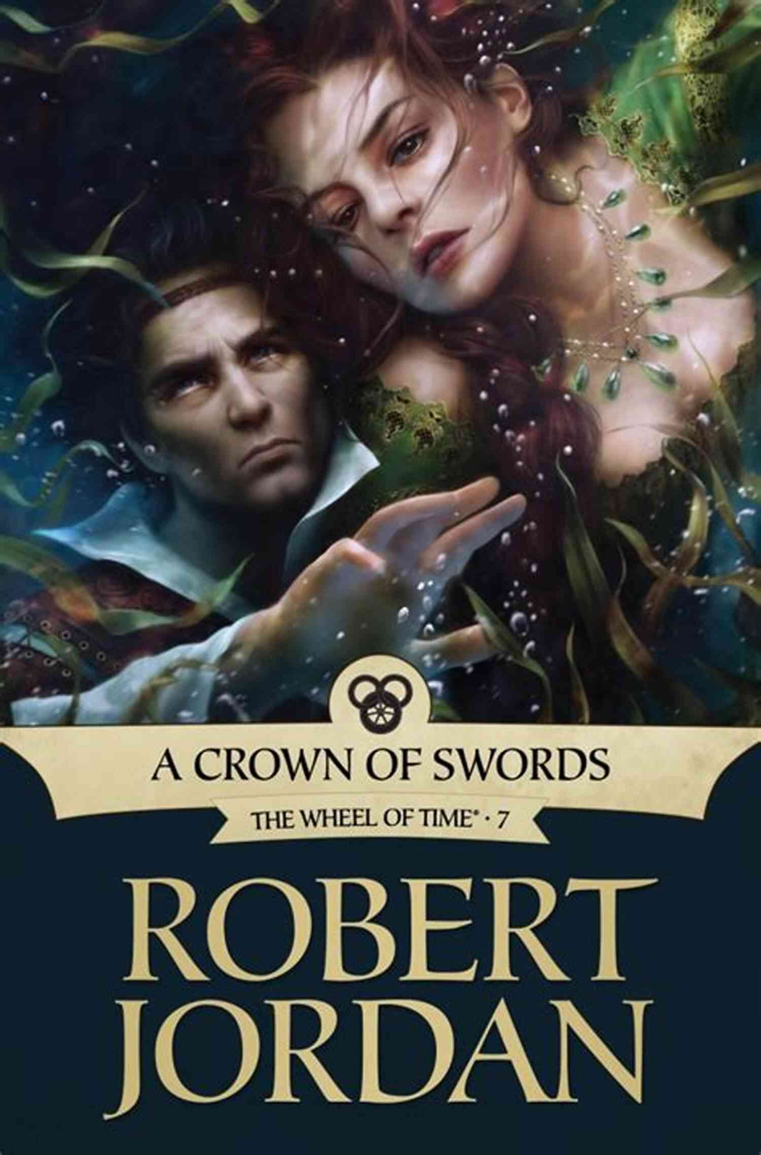 A Thrilling Depiction Of Crown Of Swords Book Cover A Crown Of Swords: Seven Of The Wheel Of Time