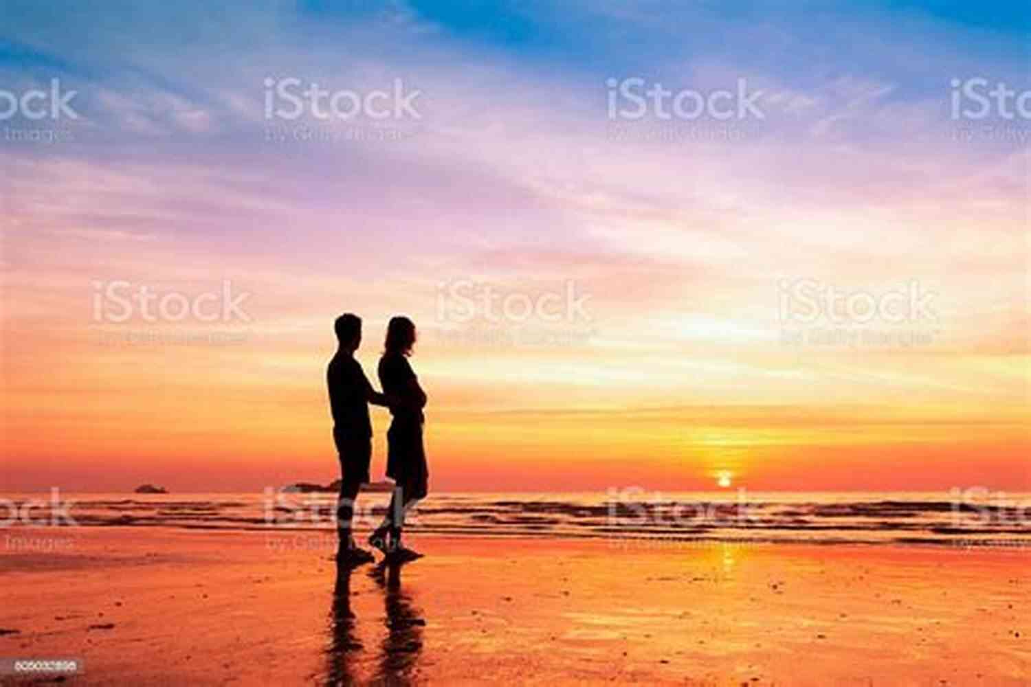 Couple Sharing A Romantic Moment At Sunset On Bayshore Beach Calloway Cove: A Sweet Small Town Romance (Bayshore Beach 1)