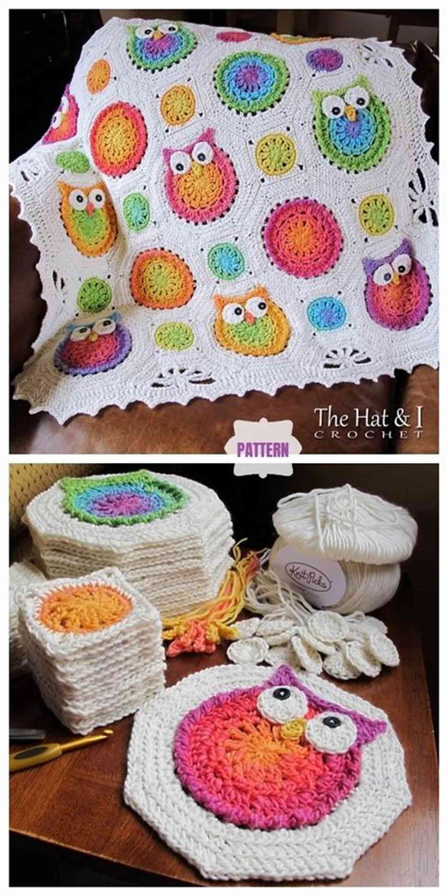 Crochet Owl Granny Square Crochet Pattern A Delightful DIY Project Crochet Owl Granny Square: Crochet Pattern