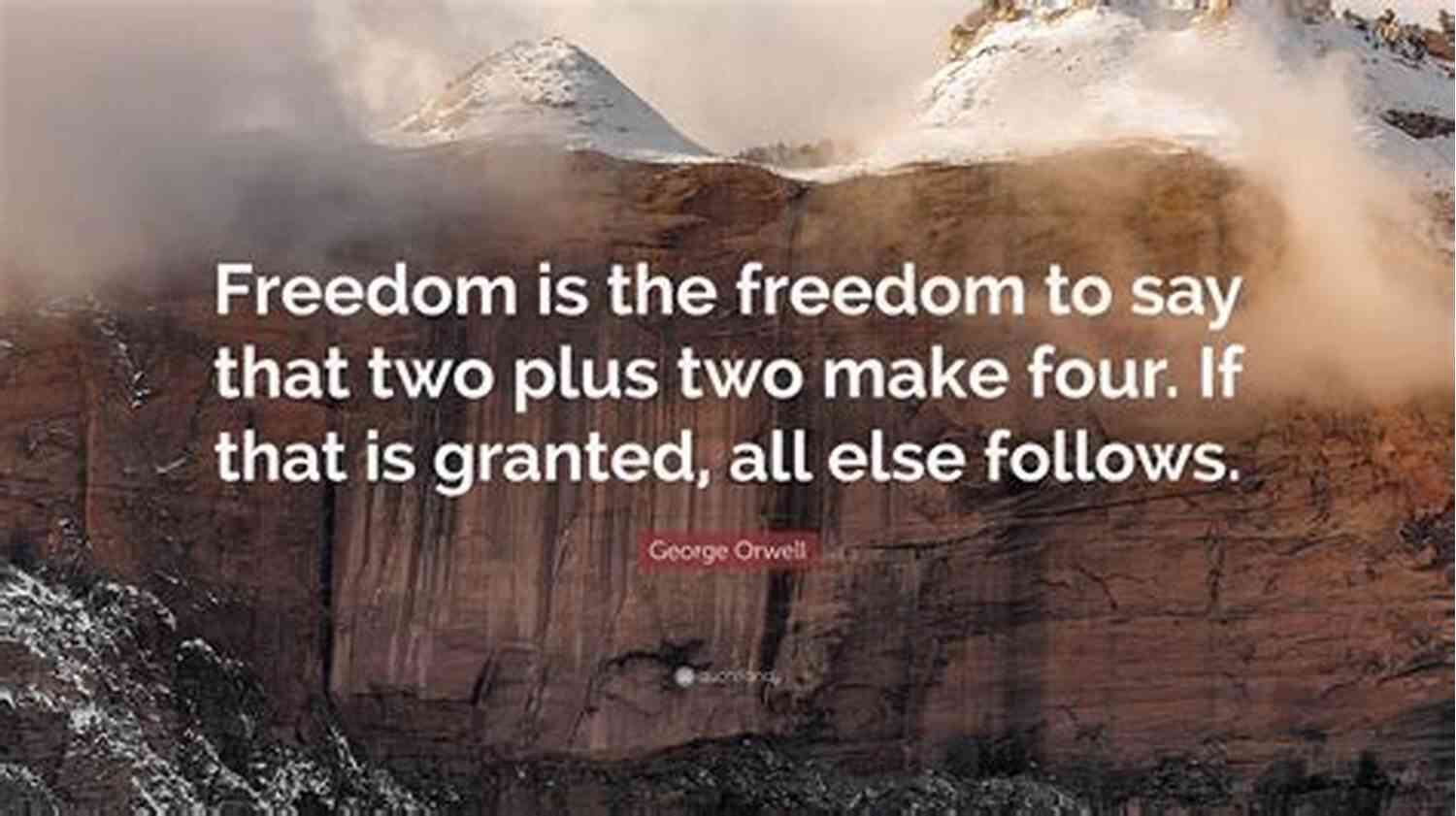 George Orwell Quotes Freedom Is The Freedom 101 George Orwell Quotes Aldous Carroll