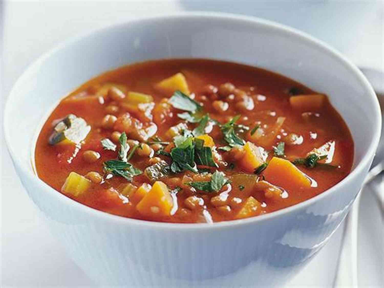 Hearty Lentil And Vegetable Soup Adrenal Fatigue Cookbook: 20 Detailed Food Recipes For Adrenal Fatigue