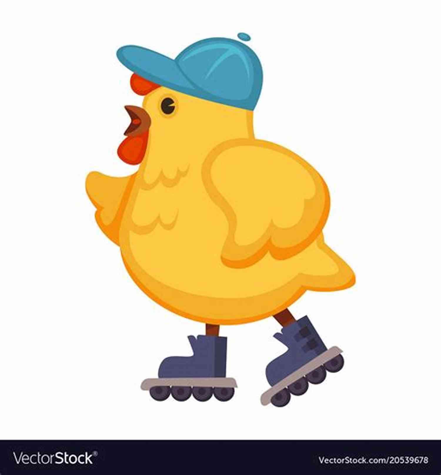 Hershele And The Chicken Skates Illustration Hershele And The Chicken Skates