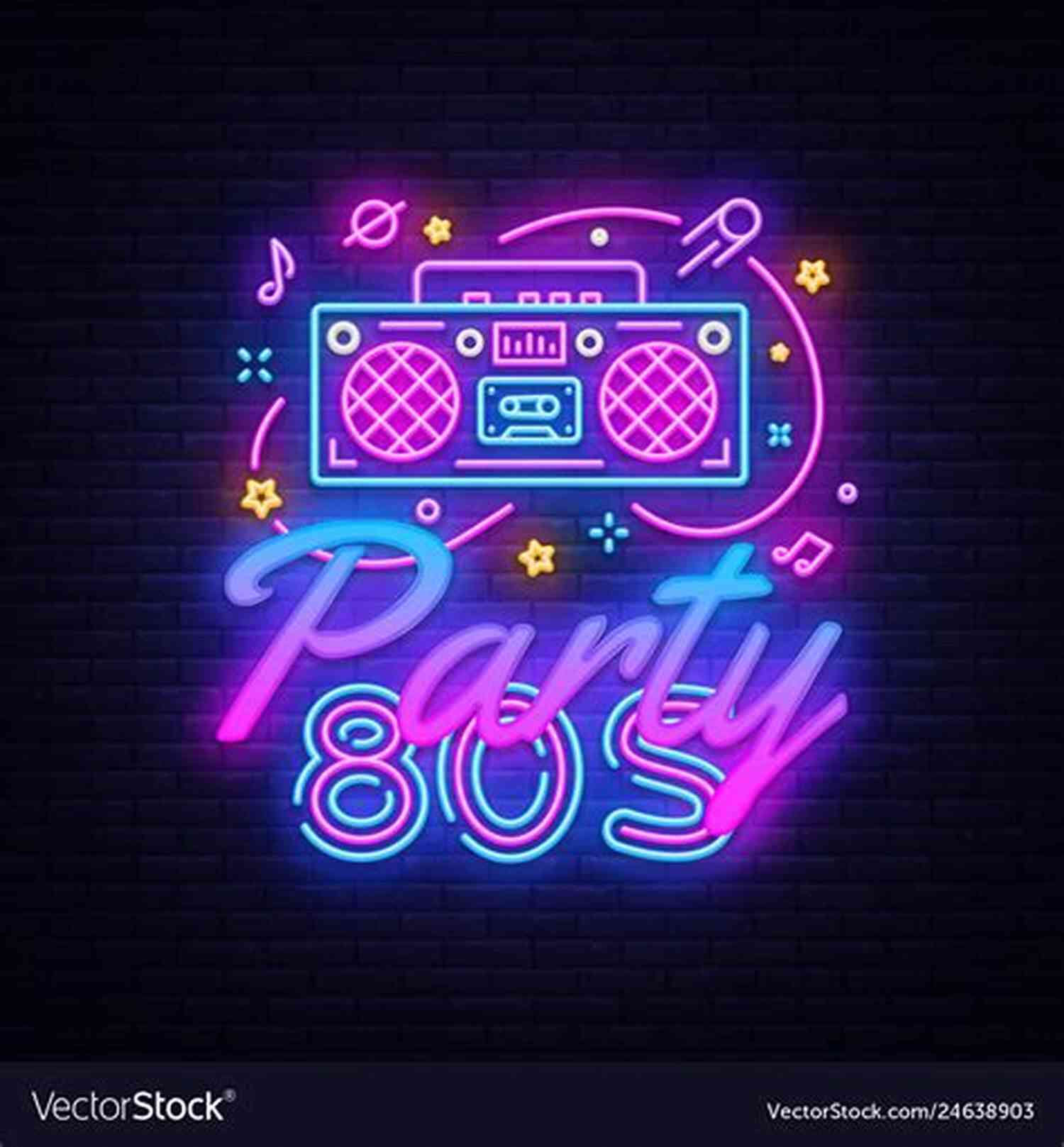 Image Of A Neon Sign From The 80s Brat: An 80s Story