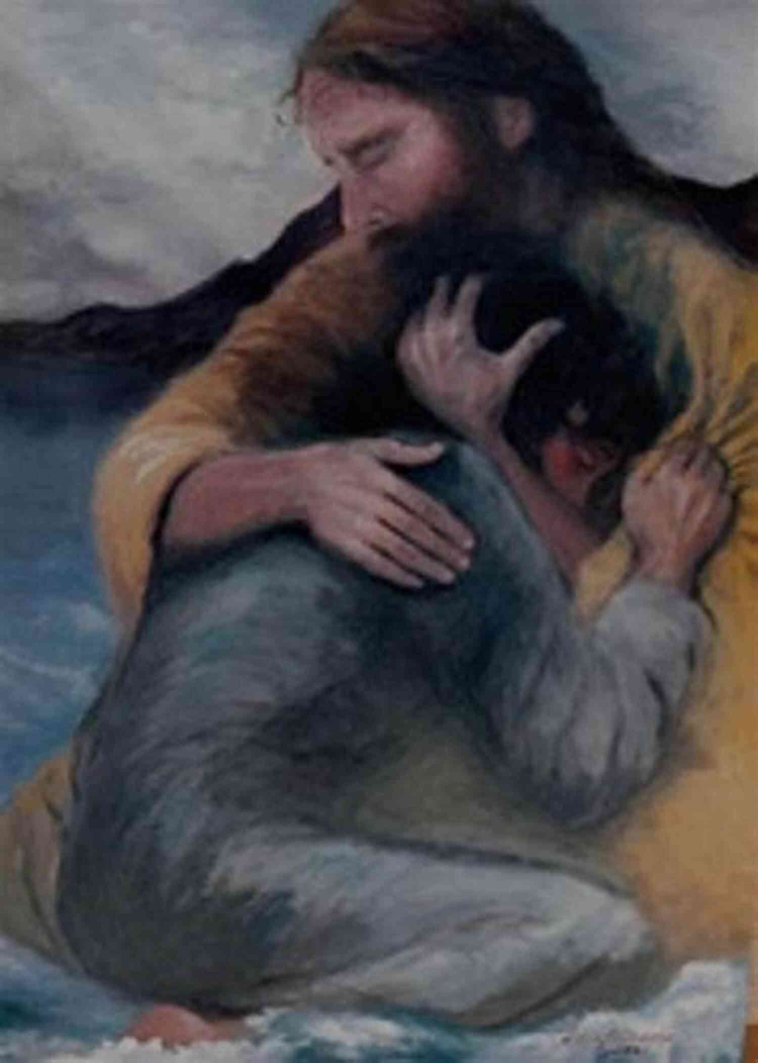 Jesus Comforting A Person Who Is Sorrowful The Of Sorrow Jesus Heals