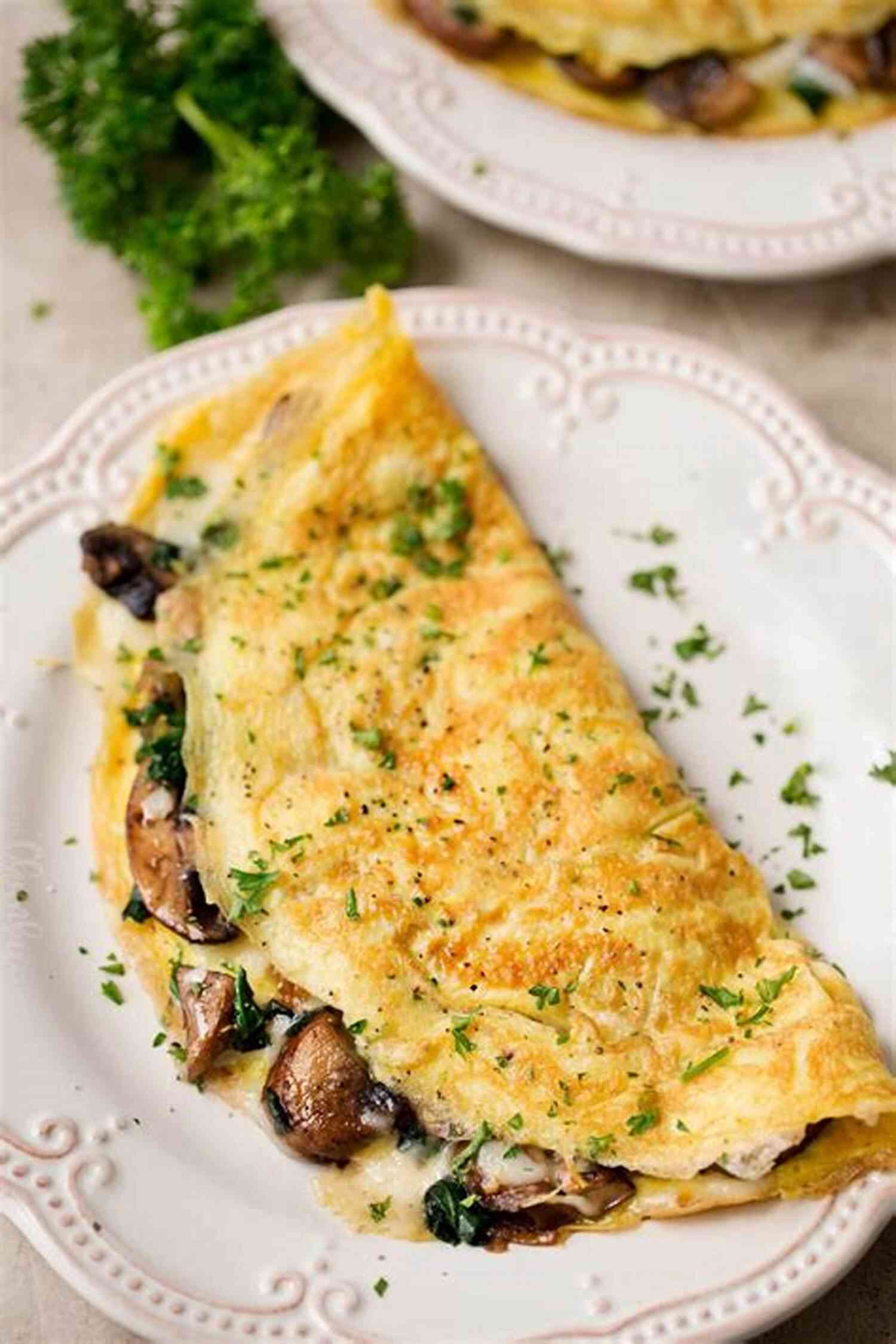 Nutritious Spinach And Mushroom Omelette Adrenal Fatigue Cookbook: 20 Detailed Food Recipes For Adrenal Fatigue