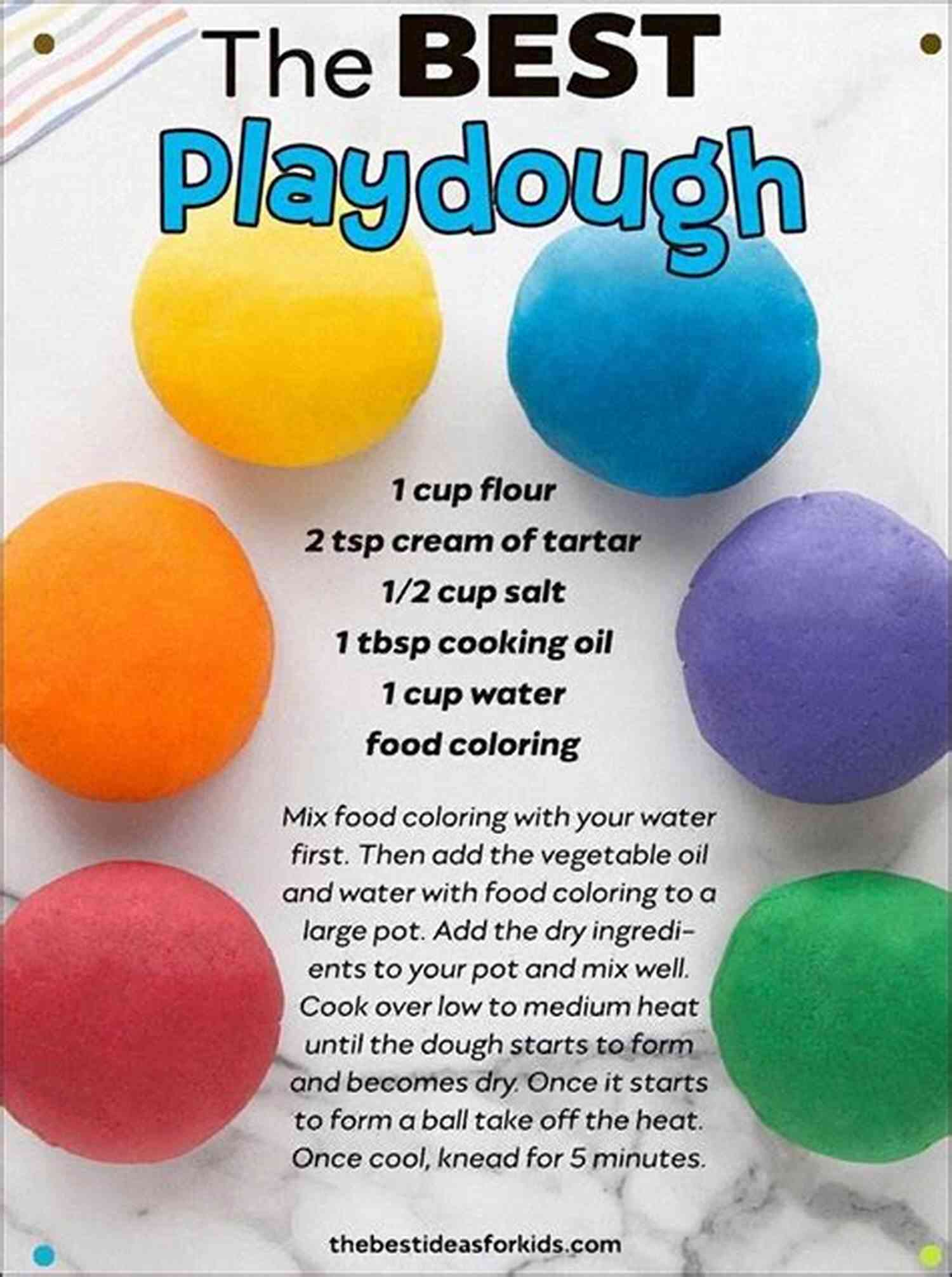Quick Easy Playdough Recipes How To Make Play Dough : Quick N Easy Playdough Recipes