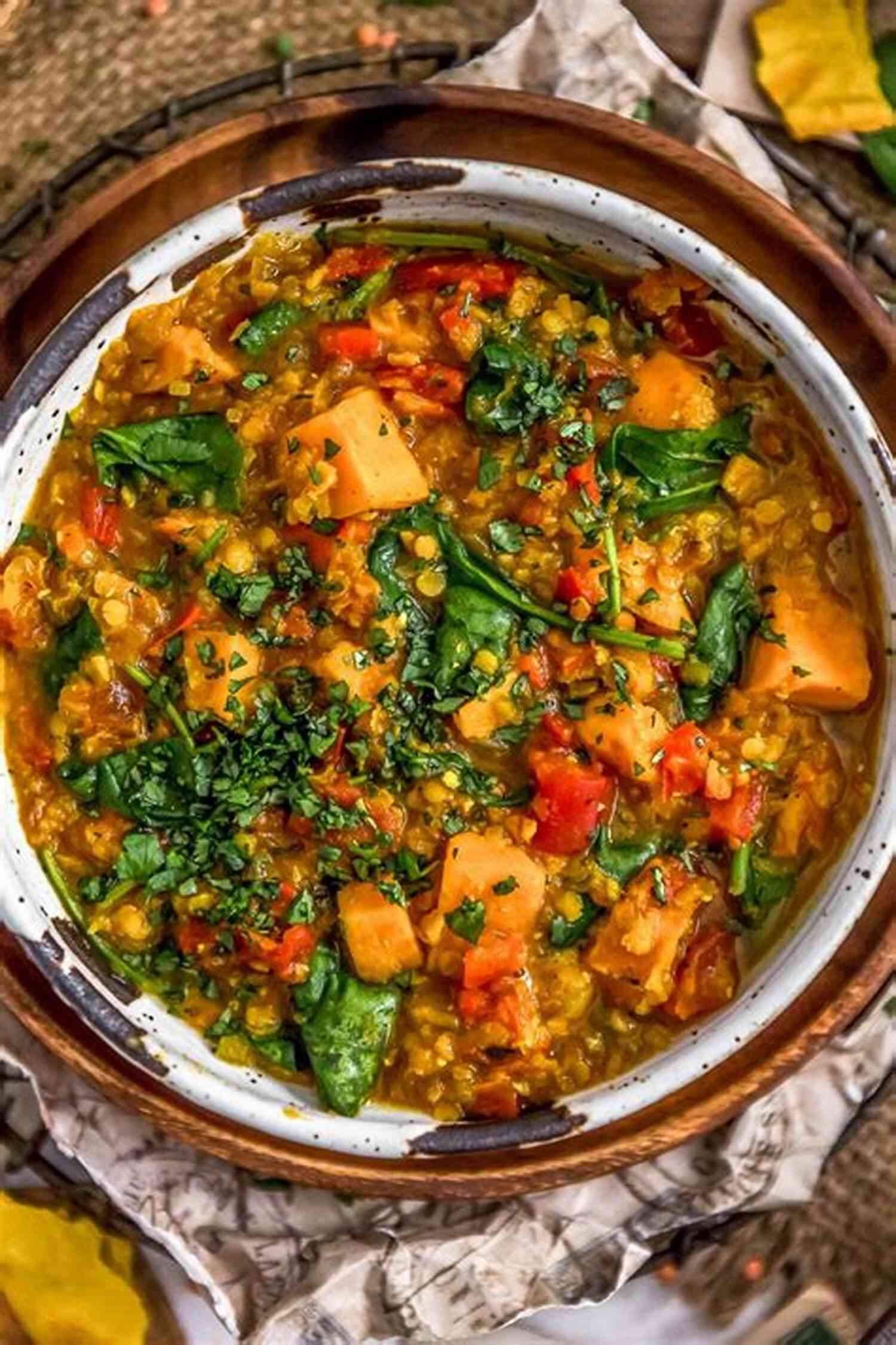 Scrumptious Sweet Potato And Lentil Curry Adrenal Fatigue Cookbook: 20 Detailed Food Recipes For Adrenal Fatigue