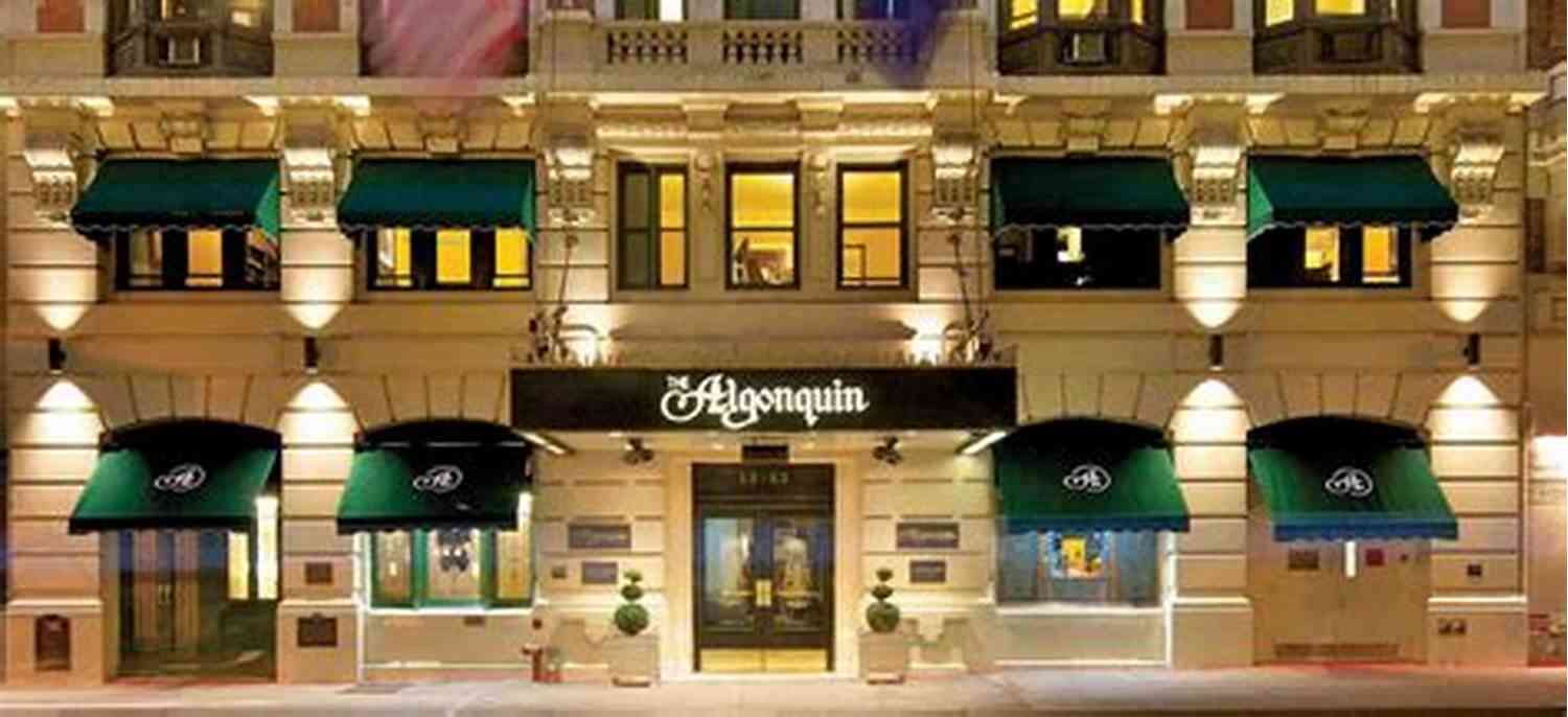 The Algonquin Hotel Hemingway In New York: Walking With Writers