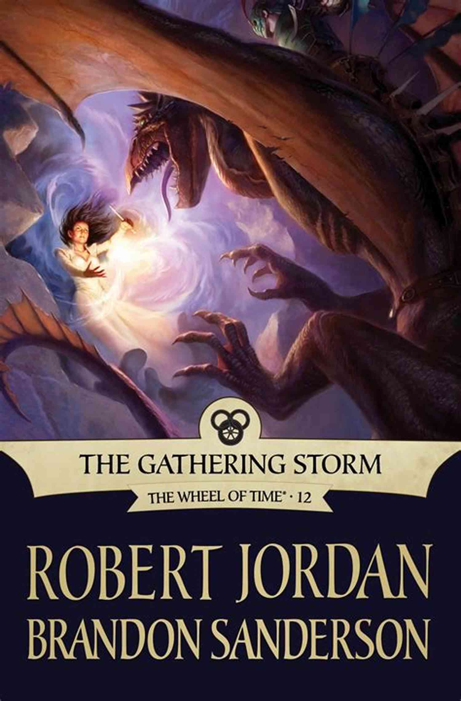 The Gathering Storm Cover A Memory Of Light: Fourteen Of The Wheel Of Time