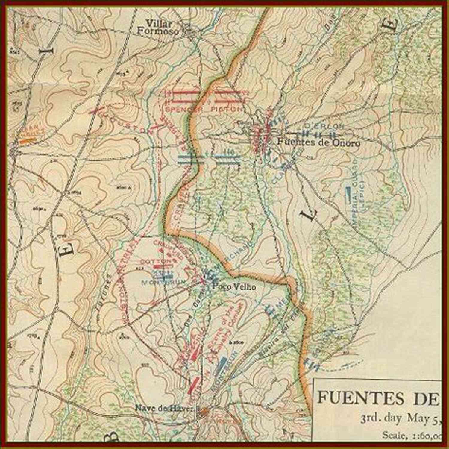 The Intense Clash Between French And Anglo Portuguese Forces In The Battle Of Fuentes De Onoro, May 1811 Sharpe S Battle: The Battle Of Fuentes De Onoro May 1811