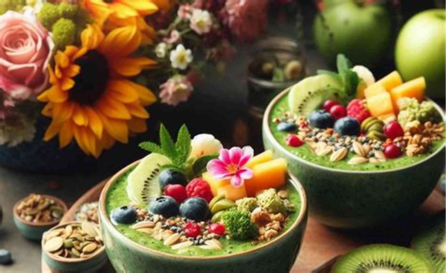 Vibrant Green Smoothie Bowl Adrenal Fatigue Cookbook: 20 Detailed Food Recipes For Adrenal Fatigue