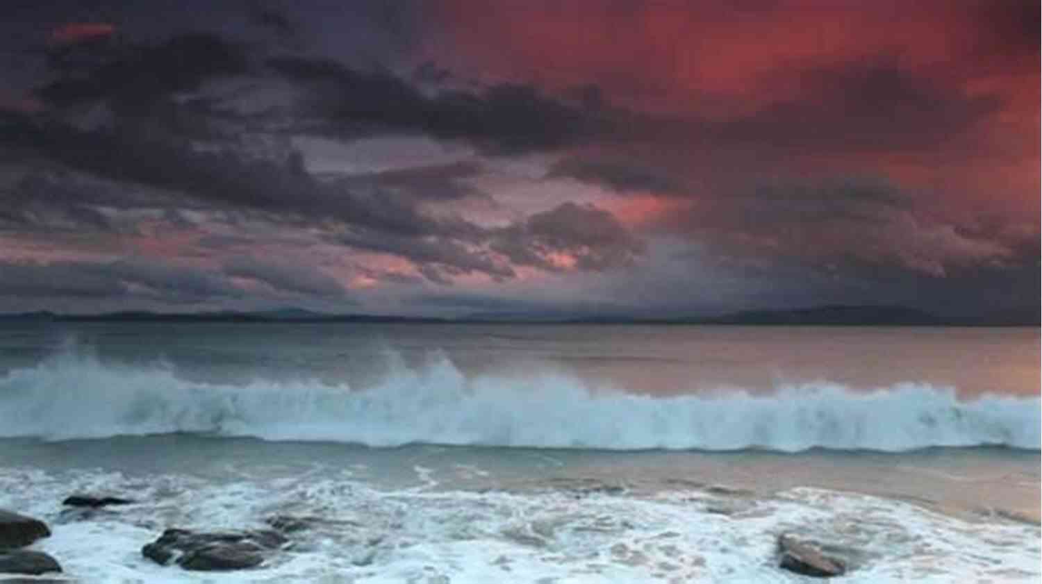 Whispering Waves: Tranquil Beach Scene With Gentle Waves Washing Ashore Mother Nature Jason Wallace