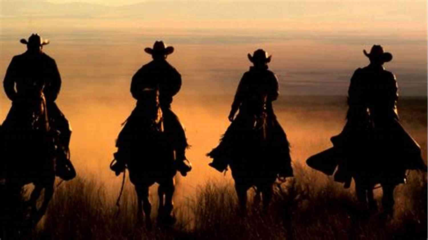 Witness The True Spirit Of The West Cowboys Riding Horses In Action At The Cowboy Circle Ranch Hitching The Cowboy (Circle B Ranch 1)